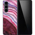 Plum Watercolor Geode Galaxy Z Fold5 5G Skin